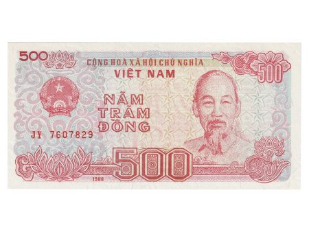 Vietnam 1988 500 Dong Note, Pick #101a, UNC Sale