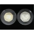 Pair of Great Britain 1992 & 1998 50p Sterling Piedfort Coins (Issues) Online