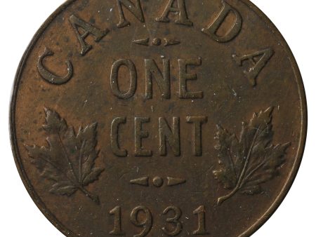 1931 Canada 1-Cent Very Fine (VF-20) Scratched, cleaned, or impaired Online