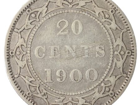 1900 Newfoundland 20-cents Very Fine (VF-20) Scratched, cleaned, or impaired Online Hot Sale