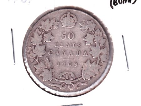 1909 Canada 50-cents G-VG (G-6) Scratched, cleaned, or impaired For Discount