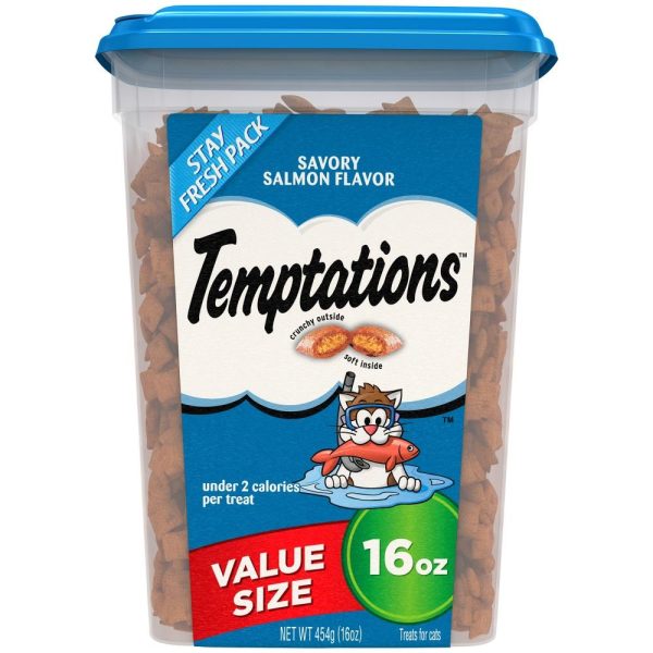 Temptations Savory Salmon Flavor Cat Treats Fashion