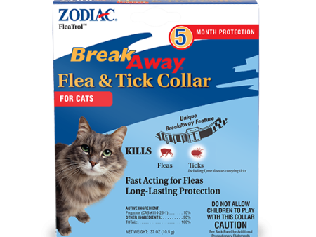 ZODIAC BREAKAWAY FLEA & TICK COLLAR FOR CATS Sale