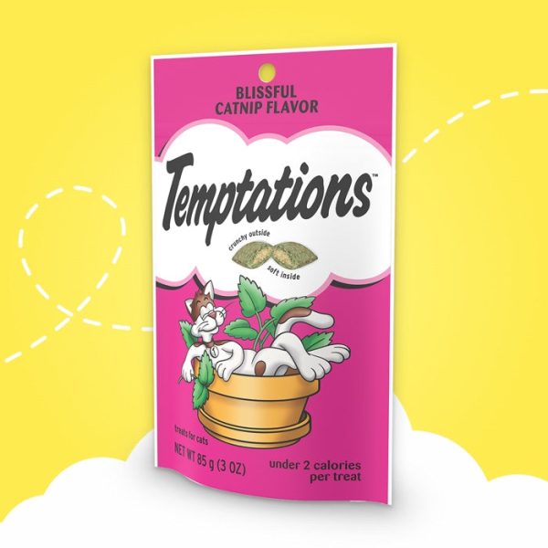 TEMPTATIONS Treats Blissful Catnip Flavor 16 oz. Tub on Sale