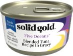 Solid Gold Five Oceans Grain Free Blended Tuna in Gravy Recipe Canned Cat Food Sale