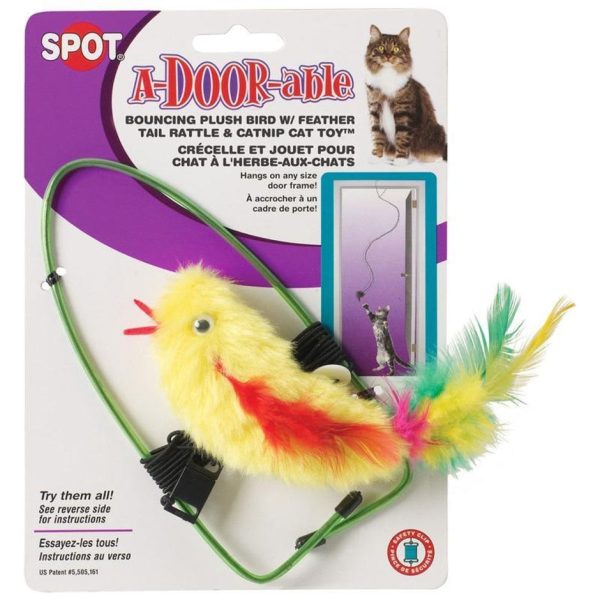 SPOT A-DOOR-ABLE BOUNCING FEATHER BIRD Hot on Sale