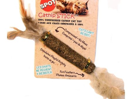 SPOT CATNIP STICK W FEATHERS For Cheap