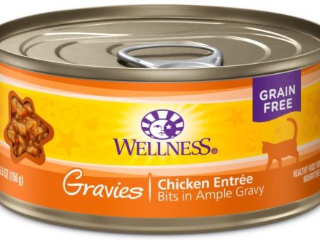 Wellness Natural Grain Free Gravies Chicken Dinner Canned Cat Food For Sale